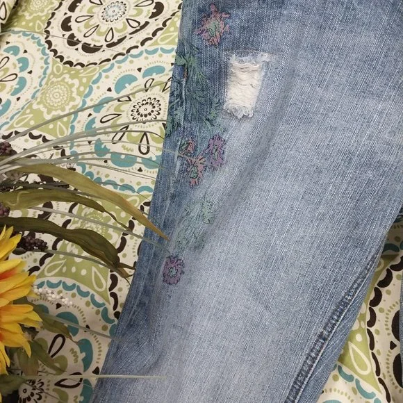 2524 Size 9j Duck Head 100% Cotton Upcycled Bell-Bottoms - Picture 3 of 7